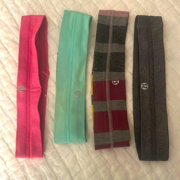 lululemon athletica Other - Lululemon Athletica  - 4-pack Pink, Green and Purple Hair Accessories🌿